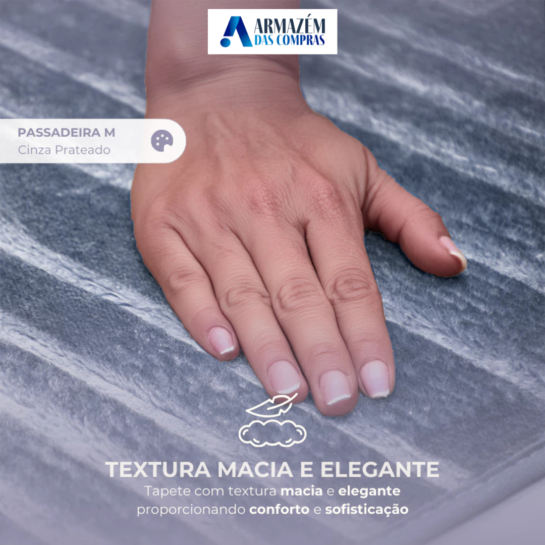 Tapete Corredor Conforto | O Fim dos Escorregões com Design Exclusivo