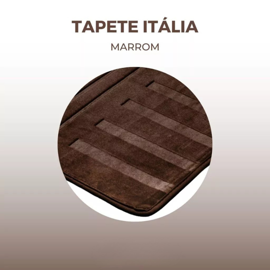 Tapete Itália Luxo Aveludado | Elegância Soft Touch e Antiderrapante
