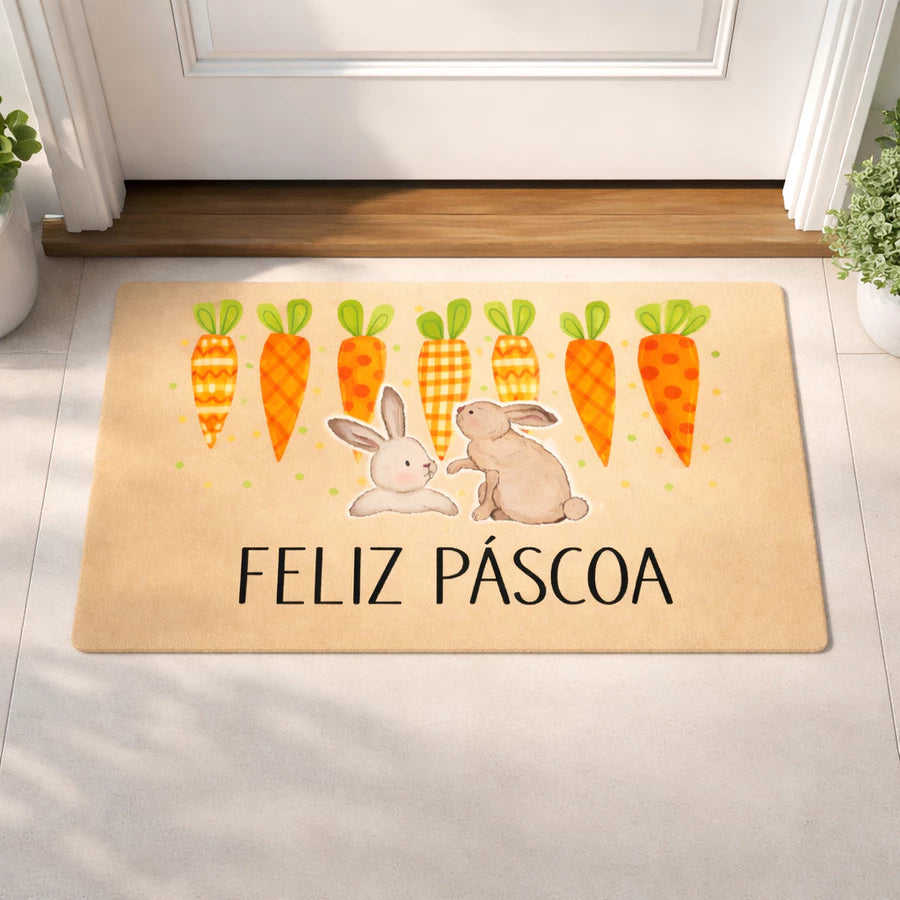 Tapete Páscoa Encantada | Superfície Soft e Antiderrapante