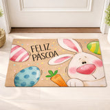 Tapete Páscoa Encantada | Superfície Soft e Antiderrapante