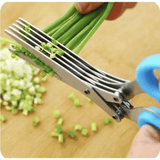 Tesoura de Cozinha Versátil 5 Lâminas