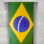 Toalha Bandeira do Brasil Premium | Conforto e Orgulho em Qualquer Lugar