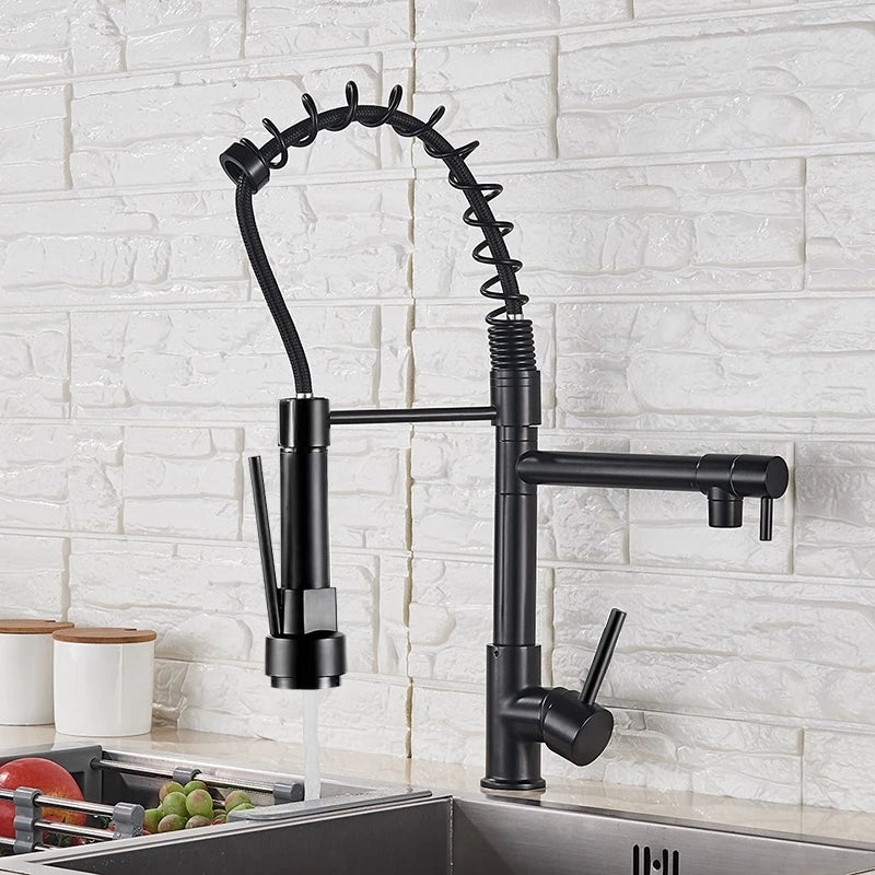 Torneira Gourmet Monocomando Luxo | Design 360° e Limpeza Profissional