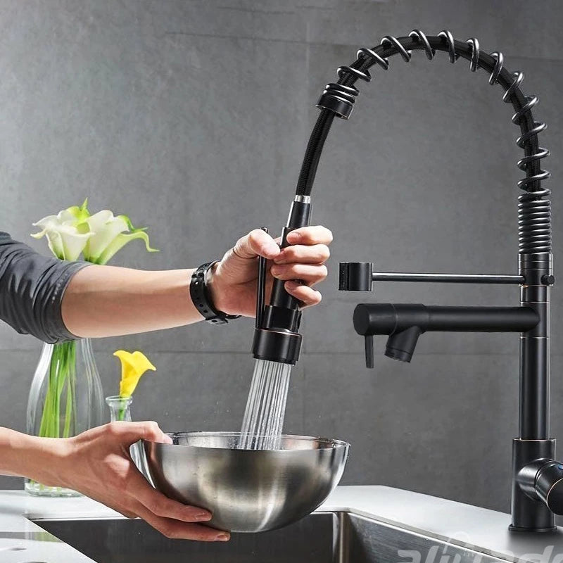 Torneira Gourmet Monocomando Luxo | Design 360° e Limpeza Profissional