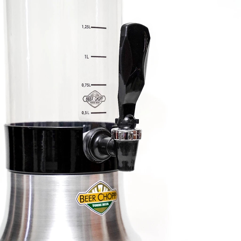 Torre de Cerveja Elite Chopp | Gelada por até 2 Horas e Design de Alumínio