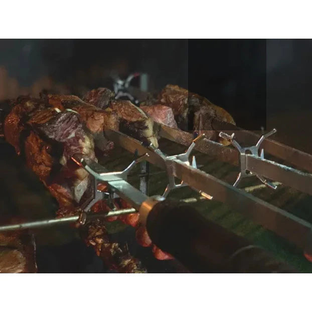 Trava Espeto Master Grill | Controle Total do Assado em 4 Posições