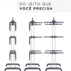 Varal 3 Andares SmartFlow | Organização Inteligente para Apartamentos
