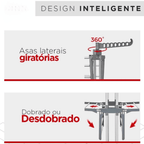 Varal 3 Andares SmartFlow | Organização Inteligente para Apartamentos