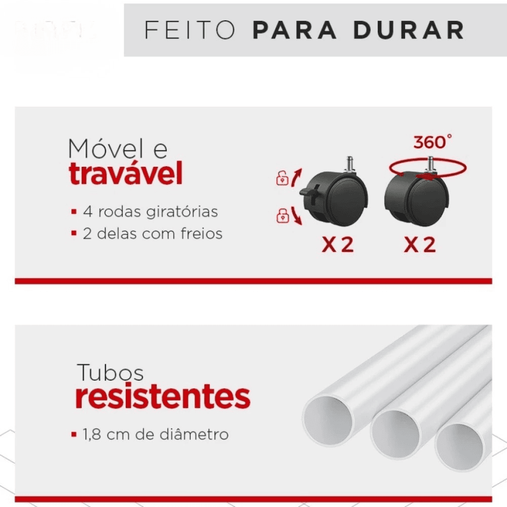 Varal 3 Andares SmartFlow | Organização Inteligente para Apartamentos