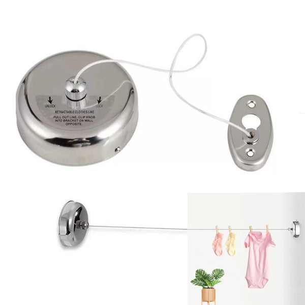 Varal Retrátil de Inox | Otimização de Espaço com Elegância