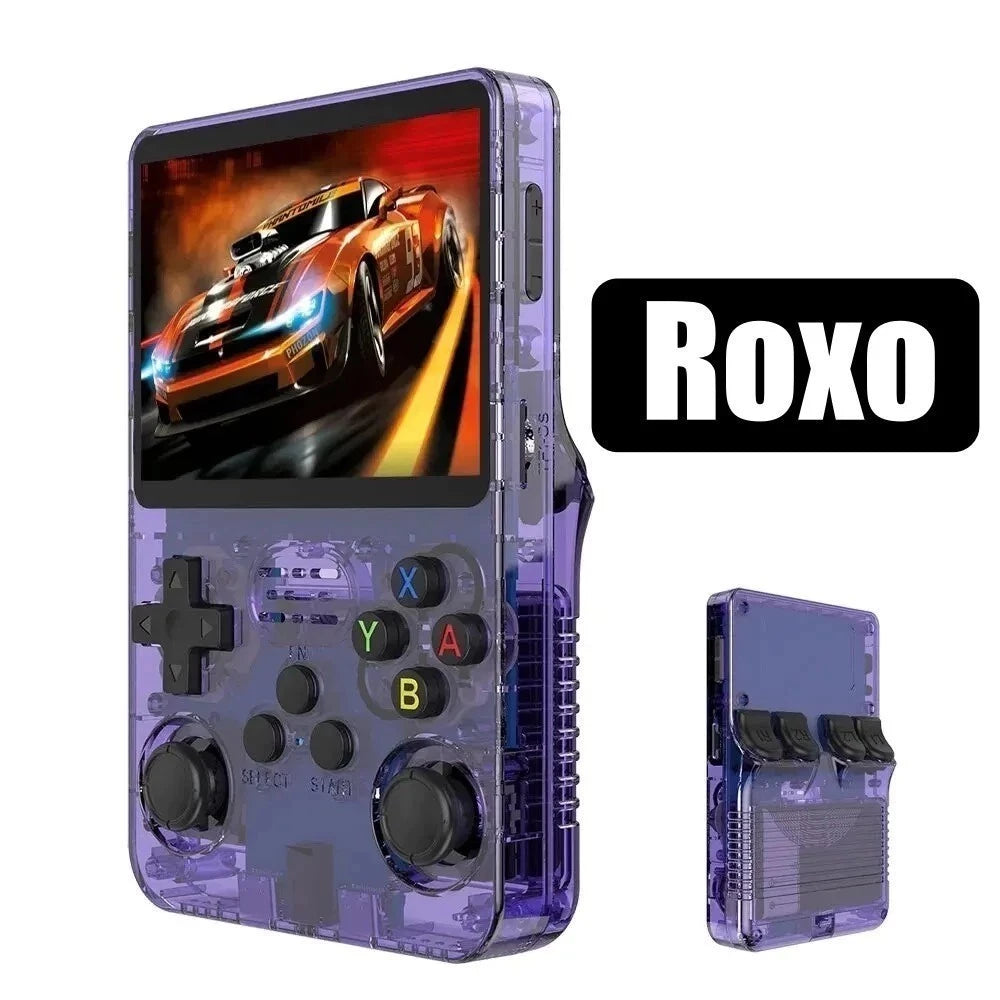 Video Game Portátil R36S | 15.000 Jogos Clássicos com Tela IPS e 64GB