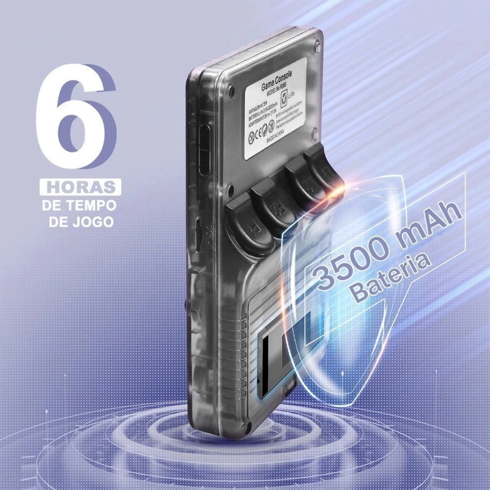 Video Game Portátil R36S | 15.000 Jogos Clássicos com Tela IPS e 64GB