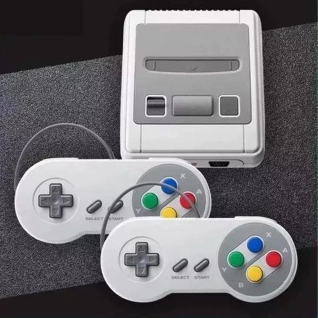 Video Game Retrô Super Nintendo Mini SNES | 620 Jogos Clássicos com 2 Controles