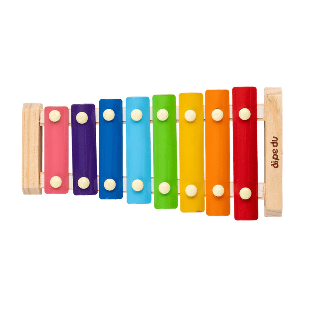 Xilofone Infantil Musical 8 Notas | Brinquedo Educativo com Baquetas