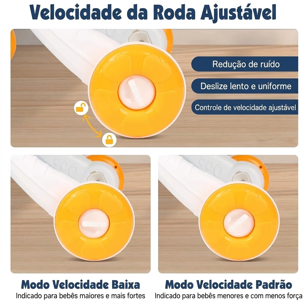 Andador Infantil com Quadro Mágico
