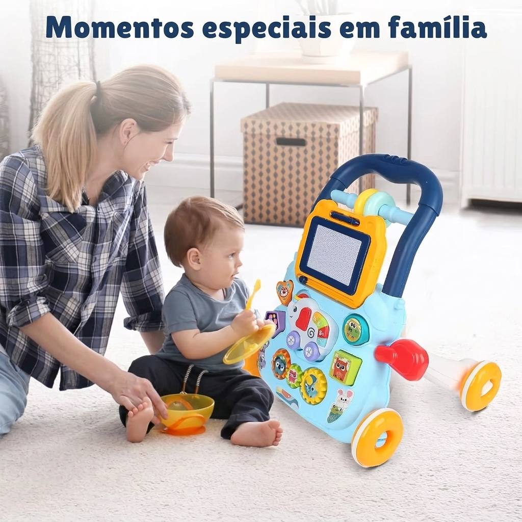 Andador Infantil com Quadro Mágico