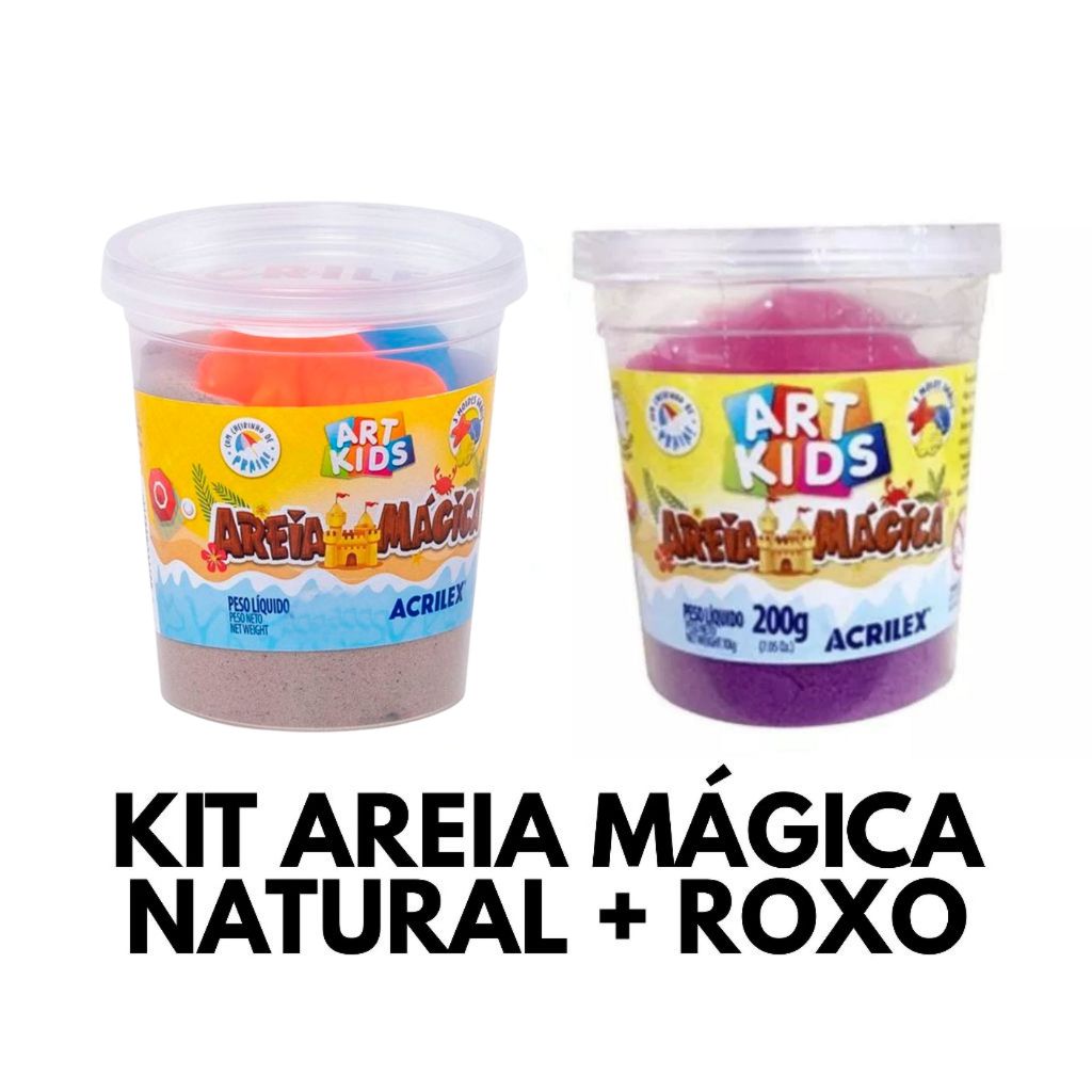 Areia Cinética ArtKids Acrilex