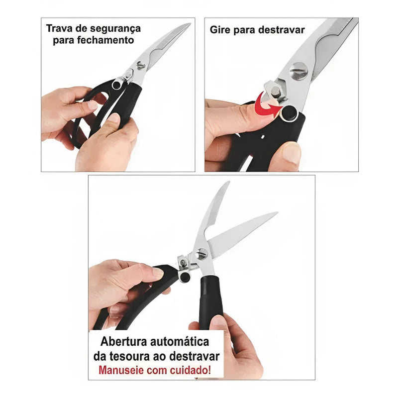 Tesoura Trinchante 23cm