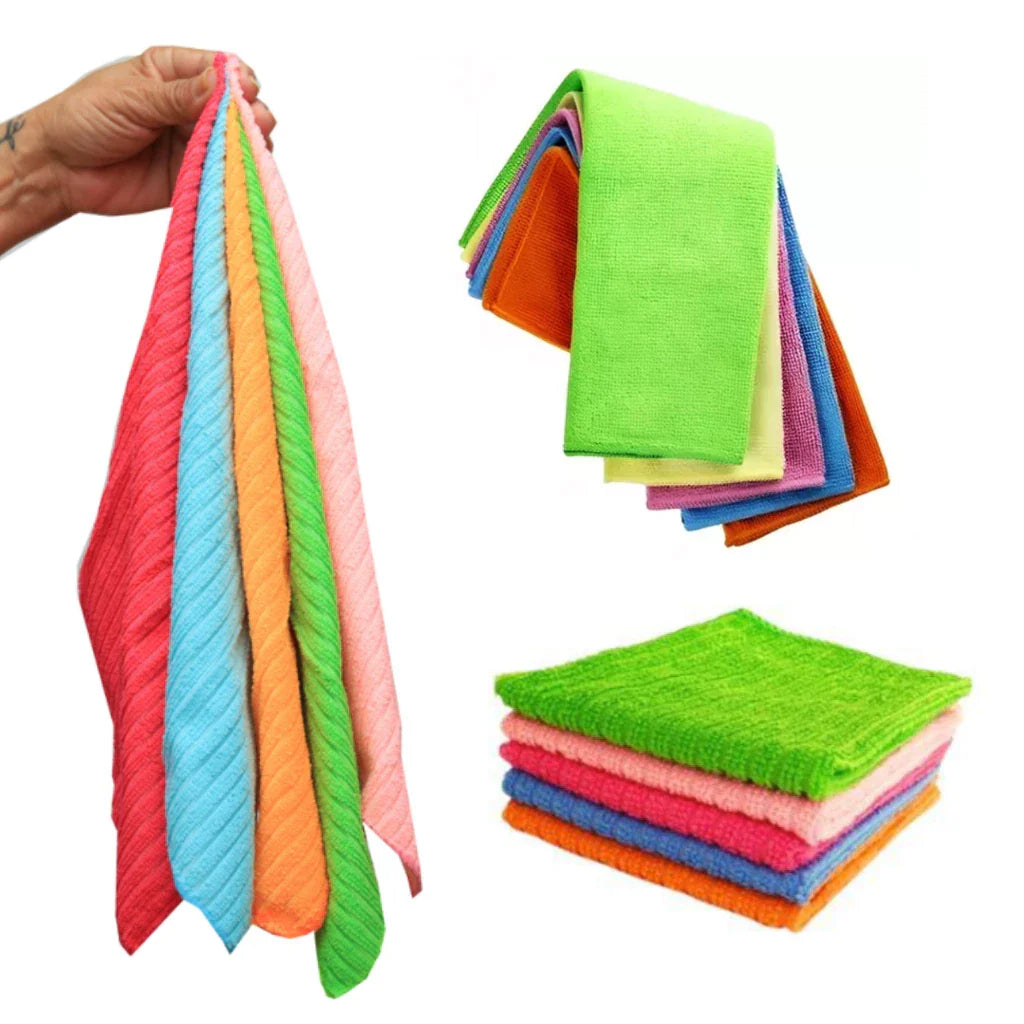 Kit Flanela Microfibra Superlimpeza | Sua Casa Limpa com Cuidado e Praticidade