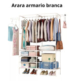 Arara armario branca