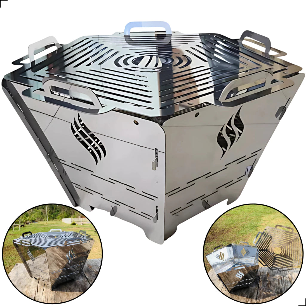 Churrasqueira Portátil Gourmet | Sabores Perfeitos em Qualquer Lugar