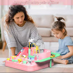 Pista de Carrinhos Educativa Montessori | Brinquedo Sem Pilhas para Crianças