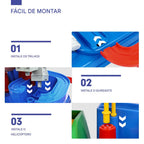 Pista de Carrinhos Educativa Montessori | Brinquedo Sem Pilhas para Crianças