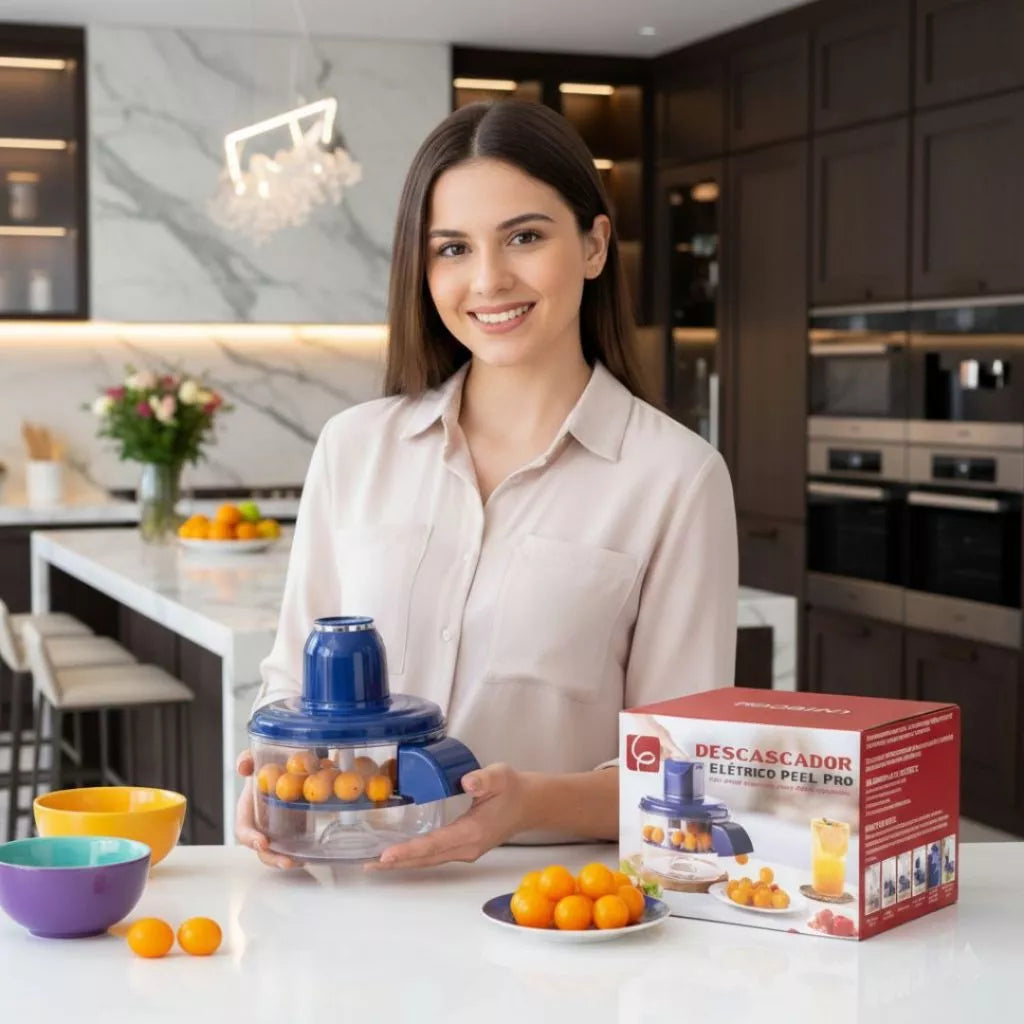 Descascador Gourmet Automático | Agilidade e Precisão para Sua Cozinha