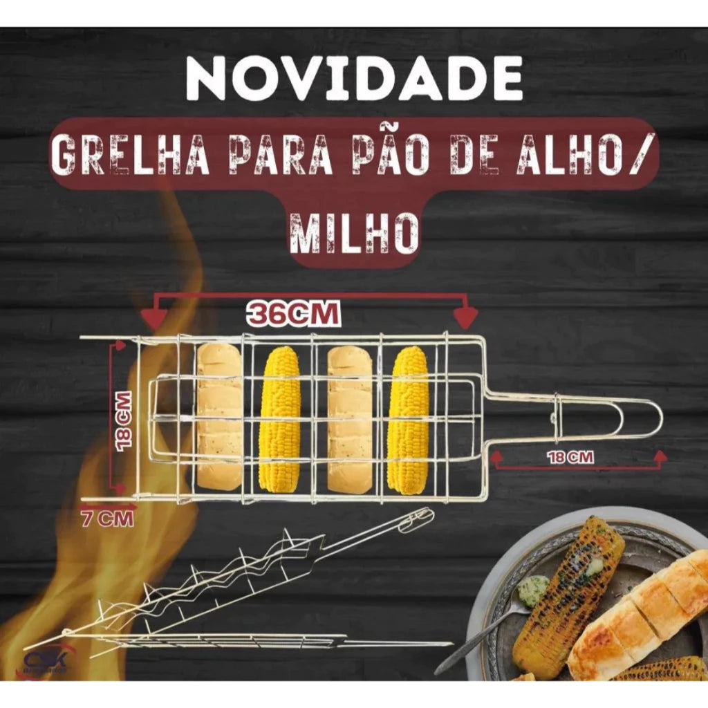 Grelha Master Grill Pão de Alho | Especialista em Pão de Alho Perfeito