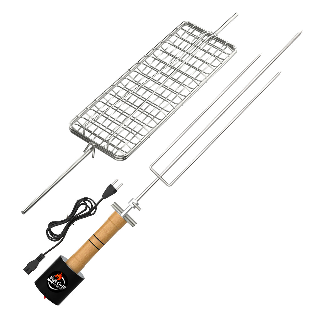 Espeto Giratório Elétrico Premium