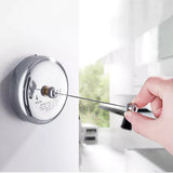 Varal Retrátil Em Aço Inox Cromado