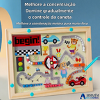 Jogo de Labirinto Magnético Infantil