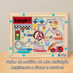 Jogo de Labirinto Magnético Infantil