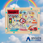 Jogo de Labirinto Magnético Infantil