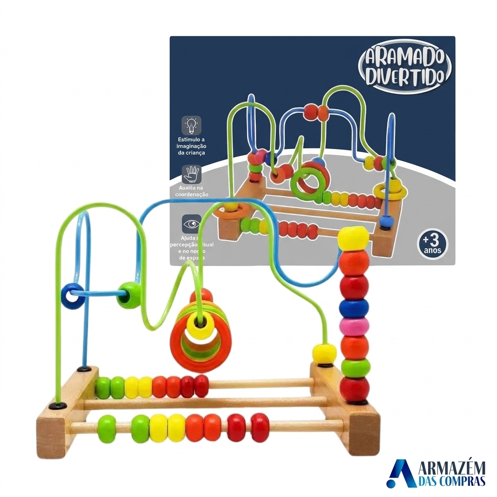 Labirinto de Contas Montessori