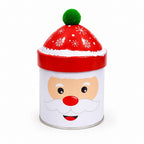 Lata Natalina Papai Noel com Tampa de Gorro