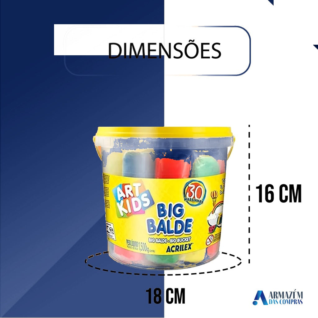 Massinha de Modelar Não Tóxica