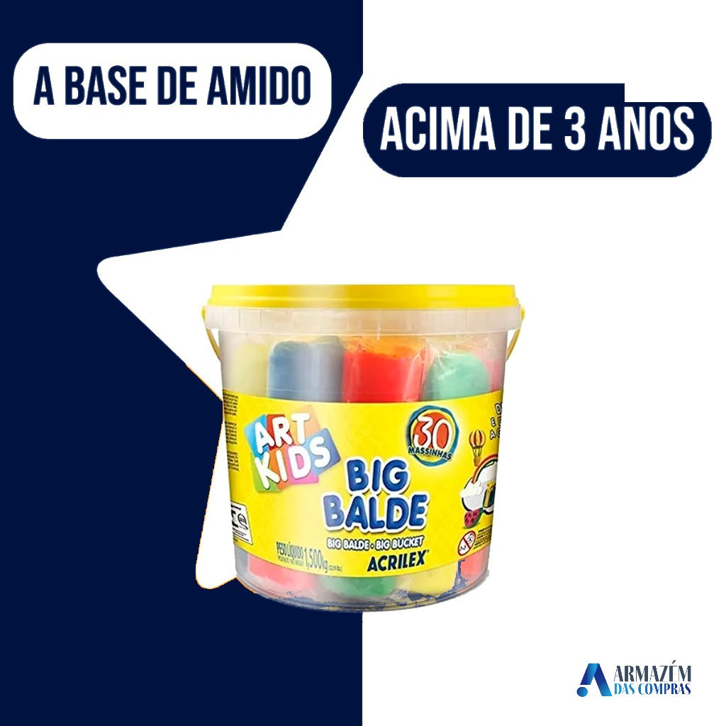 Massinha de Modelar Não Tóxica