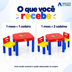 Mesa Infantil com Cadeiras Desmontável