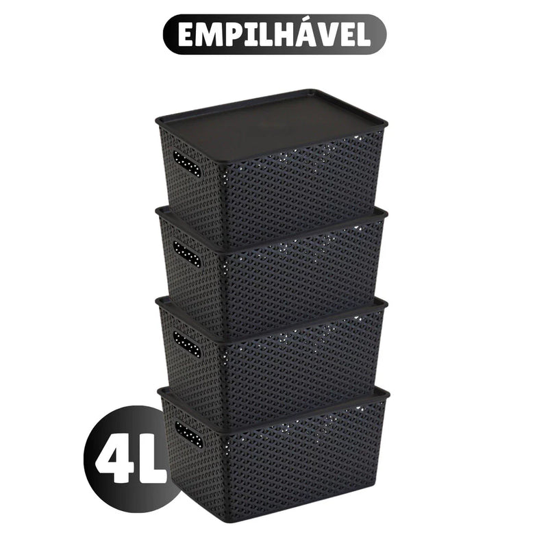 Kit 6 Organizadores 4 Litros