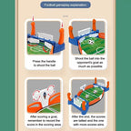 Mini Futebol de Mesa Familiar | Brinquedo Interativo com 4 Bolinhas