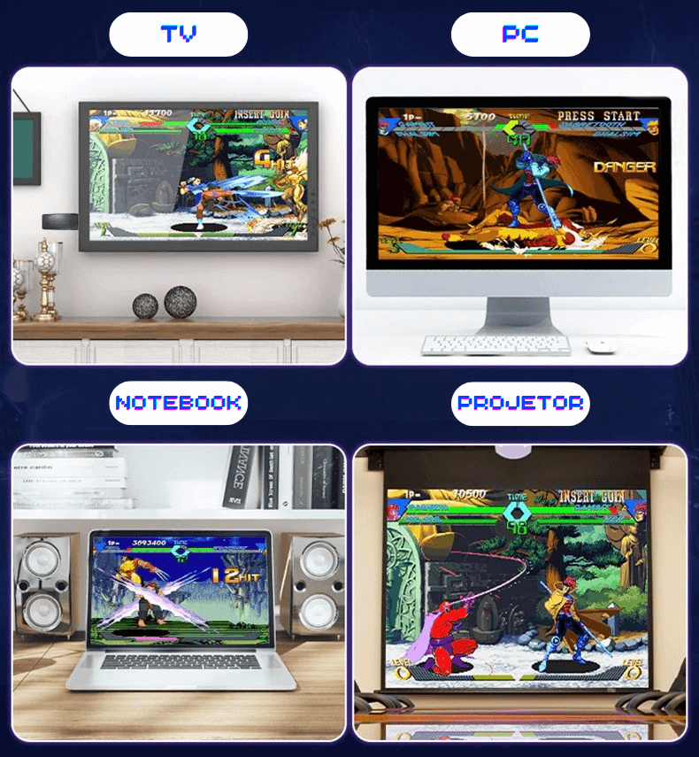 Game Stick GD10 Retrô Ultra 4K 64GB | 20.000 Jogos Nostálgicos